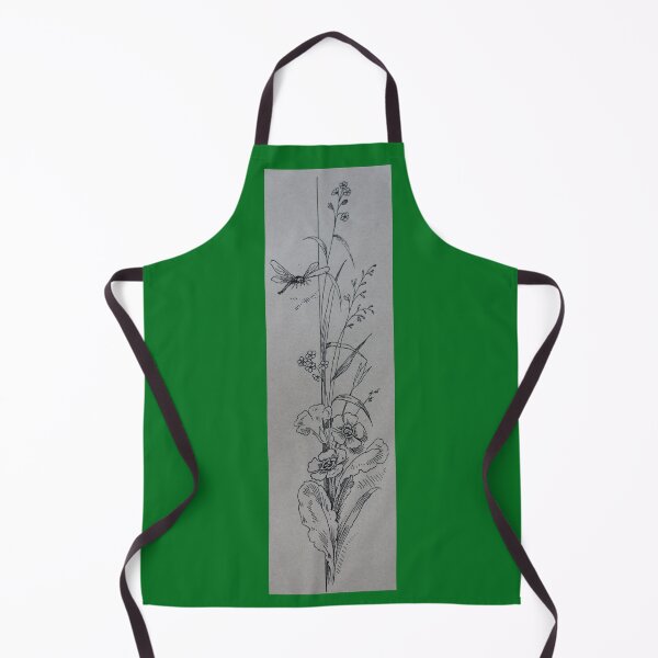 Item preview, Art by Mike Linocut dragonfly on flowers nature depiction flora fauna designed and sold by allartbymike.