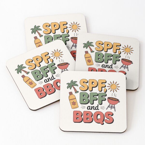 Item preview, SPF, BFF, and BBQs Fun Summer Trio  designed and sold by Jollys-ArtShop.