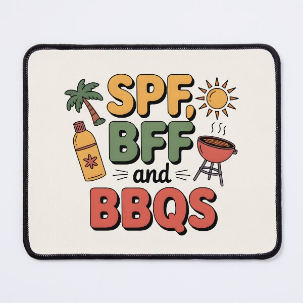 Item preview, SPF, BFF, and BBQs Fun Summer Trio designed and sold by Jollys-ArtShop.