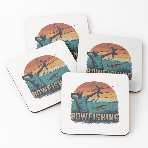 Item preview, Bowfishing T-Shirt Designs | Unique Bow Fishing Gifts Sticker designed and sold by RANDOMNESS.