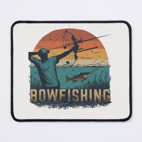 Item preview, Bowfishing T-Shirt Designs | Unique Bow Fishing Gifts Sticker designed and sold by RANDOMNESS.