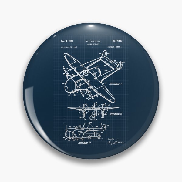 Item preview, 1951 Cargo Aircraft Patent – Blue Print designed and sold by PatentCulture.