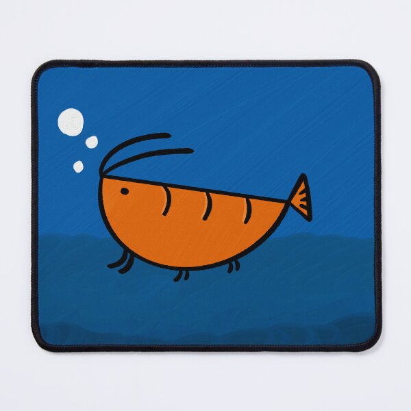 Item preview, Shrimp in the sea, oil color designed and sold by ShrimpDrawing.