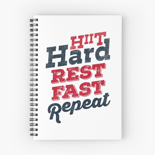 Item preview, HIIT Hard Rest Fast Repeat - Dark designed and sold by atihca.