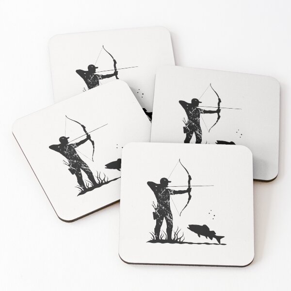 Item preview, Bowfishing T-Shirt Designs | Unique Bow Fishing Gifts Sticker designed and sold by RANDOMNESS.