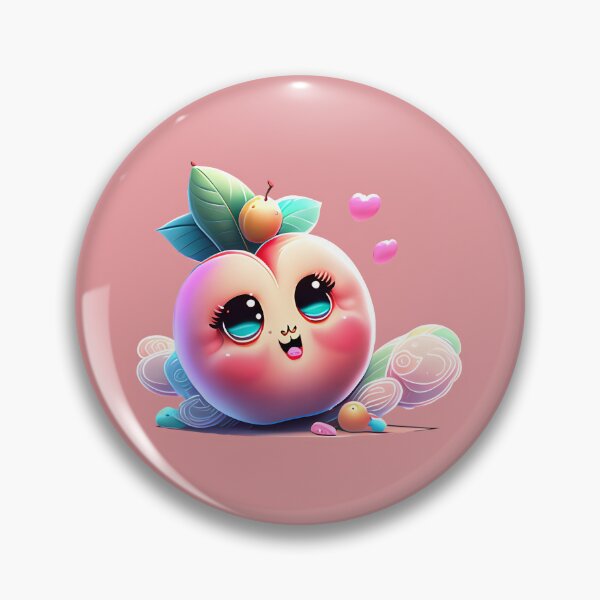 Item preview, Cute Fruit - Peach Love designed and sold by UmamiDesigns.