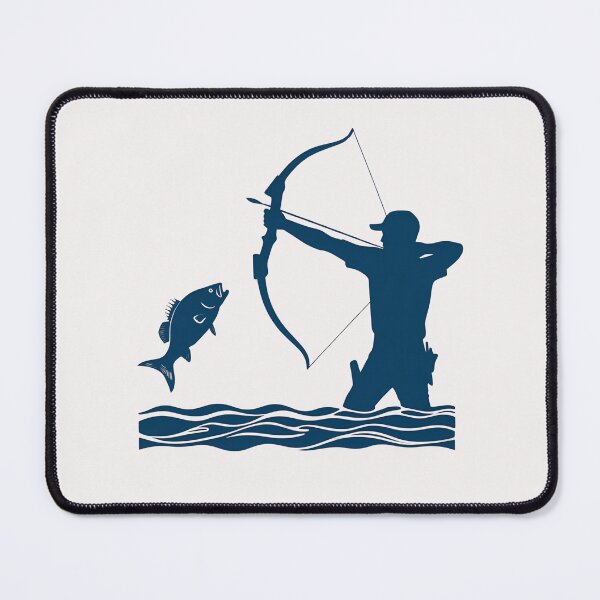 Item preview, Bowfishing T-Shirt Designs | Unique Bow Fishing Gifts Sticker designed and sold by RANDOMNESS.