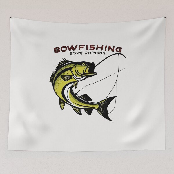Item preview, Bowfishing T-Shirt Designs | Unique Bow Fishing Gifts Sticker designed and sold by RANDOMNESS.