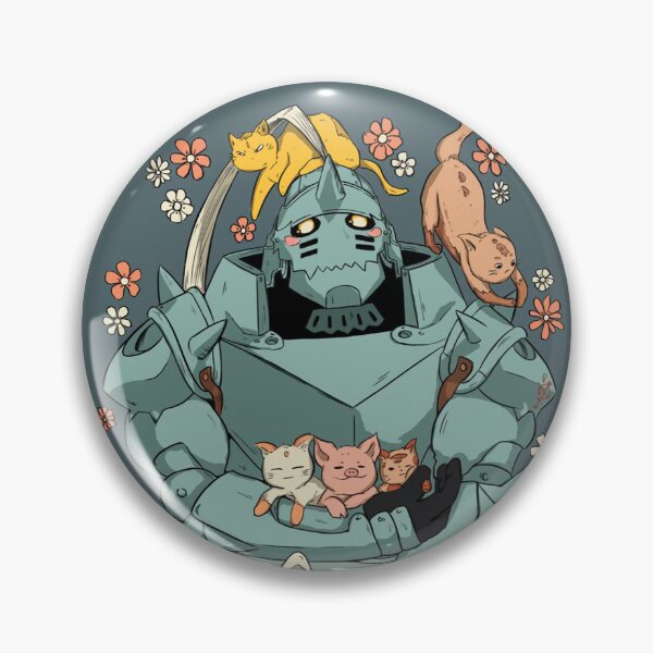 Item preview, Alphonse Elric with Cute Cats – Fullmetal Alchemist Fan Art designed and sold by 32BlackRoses.