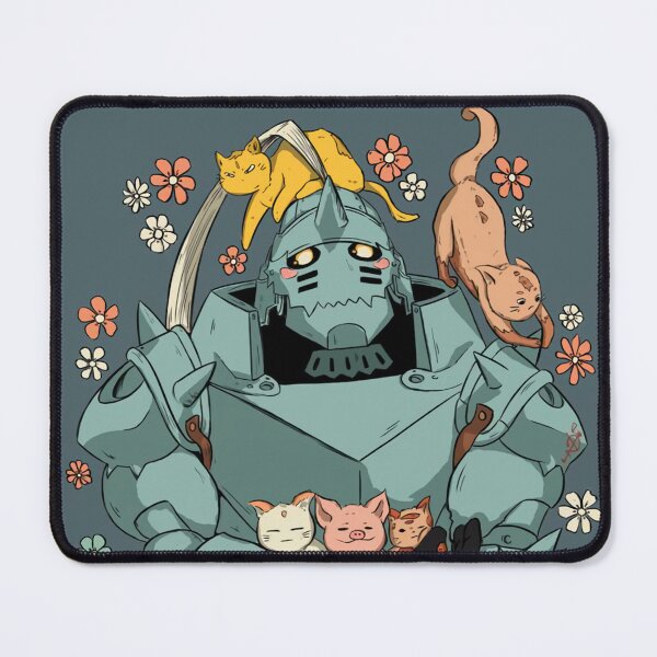 Item preview, Alphonse Elric with Cute Cats – Fullmetal Alchemist Fan Art designed and sold by 32BlackRoses.