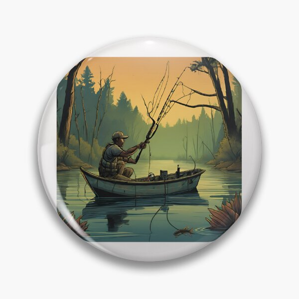 Item preview, Bowfishing T-Shirt Designs | Unique Bow Fishing Gifts Sticker designed and sold by RANDOMNESS.