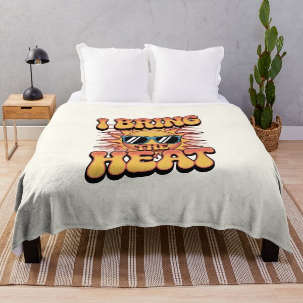 Item preview, I Bring the Heat Bold Summer Attitude Quote designed and sold by Jollys-ArtShop.