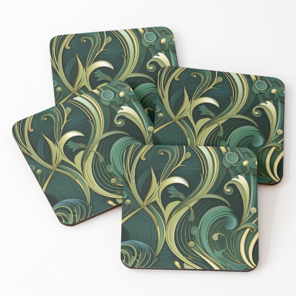 Item preview, Whiplash Line Art Nouveau Flow designed and sold by mittie101.