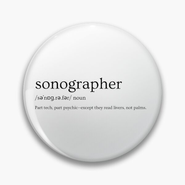 Item preview, Sonographer Definition Design – “Part Tech, Part Psychic” Slogan designed and sold by Straight-Up Snark.