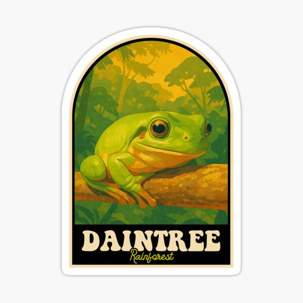 Item preview, Daintree Rainforest Green Tree Frog Australia Design designed and sold by JackCurtis1991.