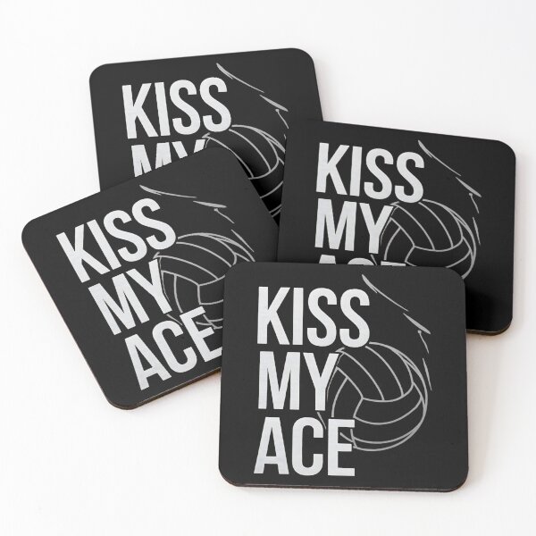 Item preview, Kiss My Ace. Volleyball Saying designed and sold by DomTeesHaven.