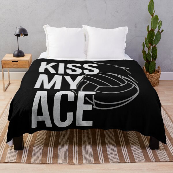 Item preview, Kiss My Ace. Volleyball Saying designed and sold by DomTeesHaven.