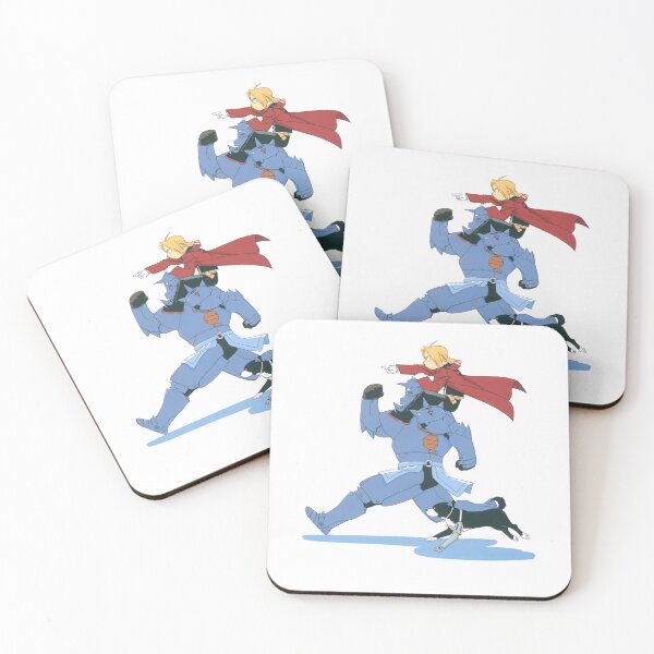 Item preview, Edward and Alphonse Elric Running with Dog – Fullmetal Alchemist Fan Art designed and sold by 32BlackRoses.