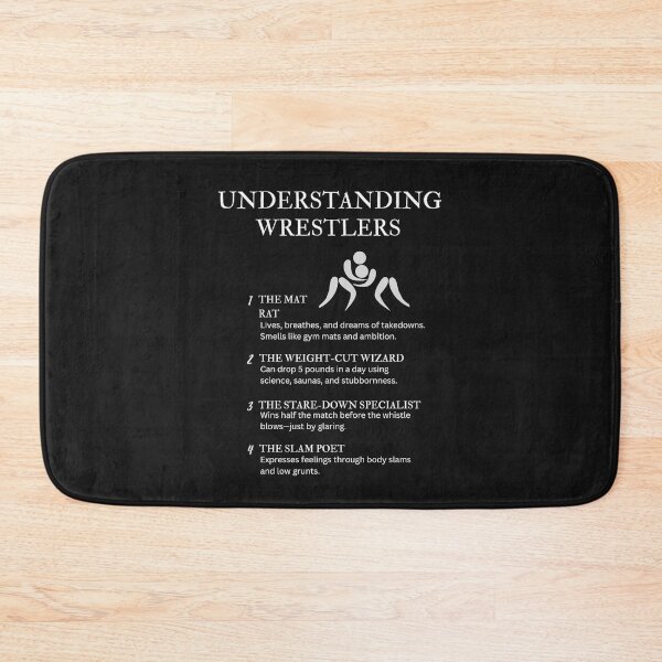 Item preview, Understanding Wrestlers – Funny Mat Life Humor for Grapplers – Black designed and sold by PsyFlow35.