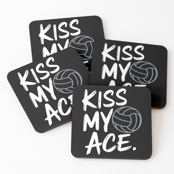 Item preview, Kiss My Ace. Volleyball Saying designed and sold by DomTeesHaven.