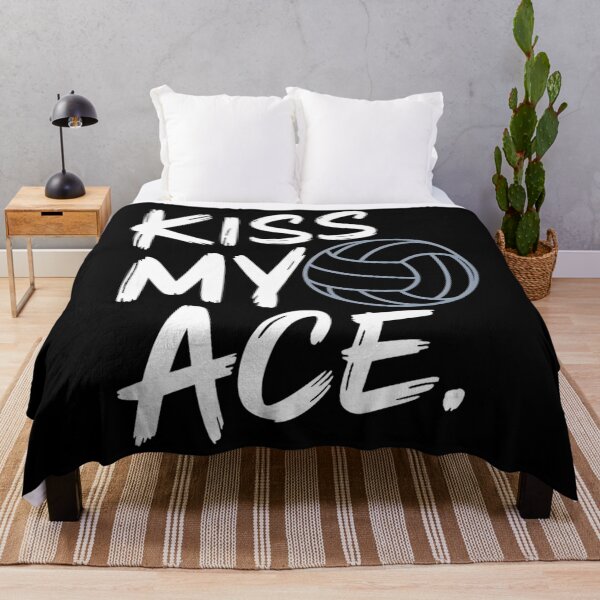 Item preview, Kiss My Ace. Volleyball Saying designed and sold by DomTeesHaven.