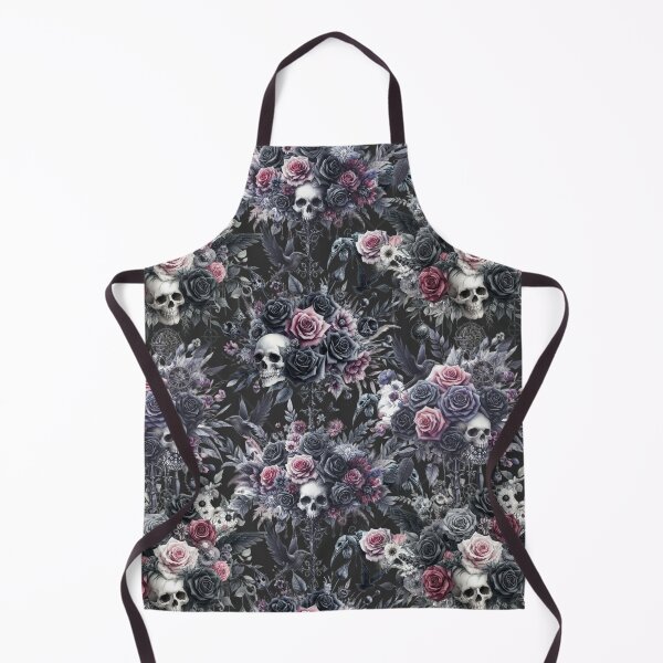 Artikelvorschau, Gothic Moody Flowers Skulls and Crows entworfen und verkauft von LuciaS.