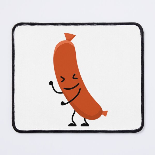 Item preview, Funny Dancing Sausage Cartoon – Cute Food Art designed and sold by 32BlackRoses.