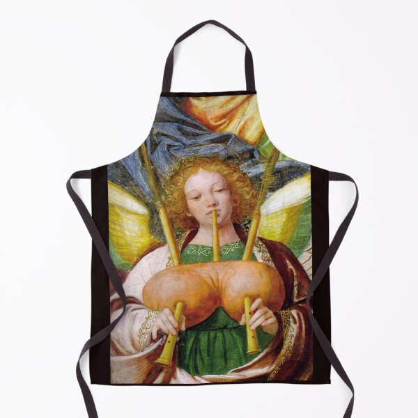 Item preview, Angel Playing Bagpipes – Medieval Art designed and sold by VintageManiac.