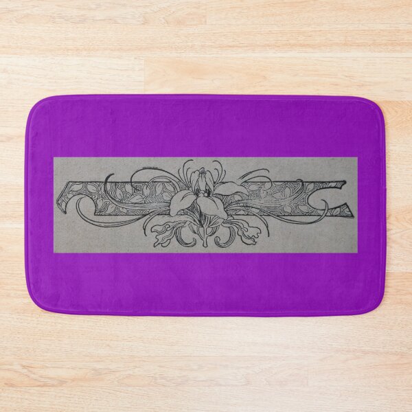 Item preview, Art by Mike Linocut Iris Lily Orchid Nature Flora Fauna Gardener designed and sold by allartbymike.