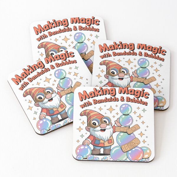 Item preview, Making Magic with Bandaids and Bubbles – Pediatric Nurse Gnome Design designed and sold by Giuggimade.