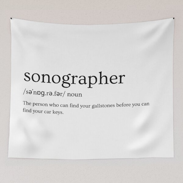 Item preview, Sonographer Slogan Design – “Can Find Your Gallstones Before You Can Find Your Car Keys” designed and sold by Straight-Up Snark.