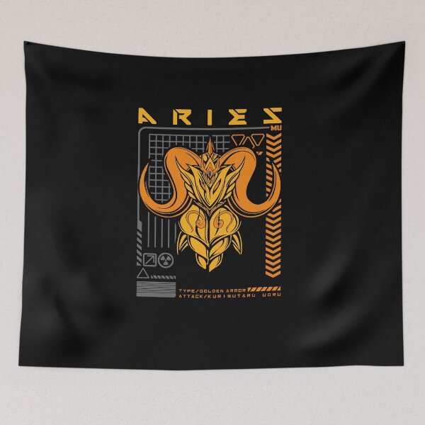 Item preview, Aries Mu: The Majestic Golden Armor of the Saint of Repair designed and sold by Polarisofficial.
