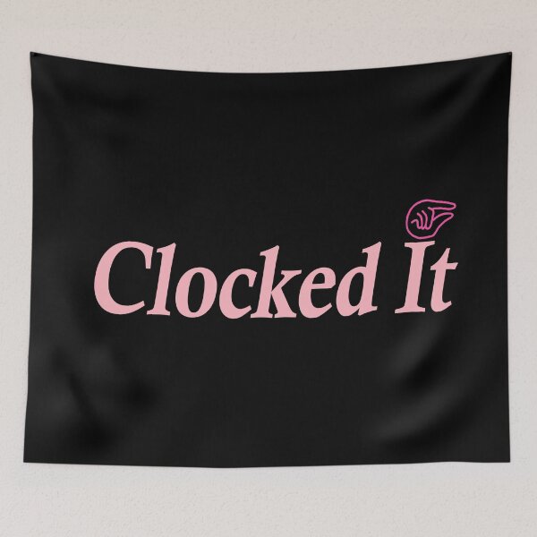 Item preview, Clocked it - Funny Gen Alpha Slangs designed and sold by Sharetogether.