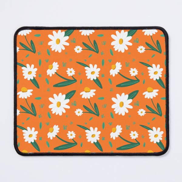 Item preview, Loose field of Daisy in orange background  designed and sold by scarabocchidica.