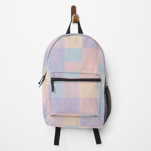 Item preview, Pastel checkered textile pattern with chevron texture designed and sold by juthamas8426.