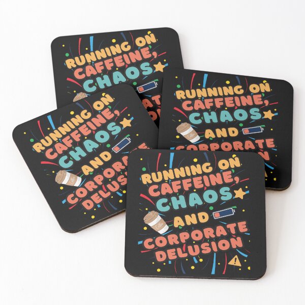 Item preview, caffeine and chaos designed and sold by NullandPrinted.