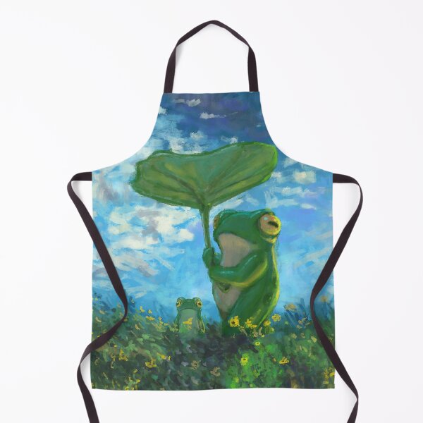 Item preview, Frog Parody of Monet’s Woman with a Parasol – Whimsical Impressionist Frog Art designed and sold by DingHuArt.