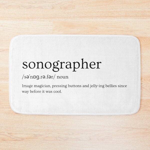 Item preview, Sonographer Slogan Design – “Image Magician, Pressing Buttons and Jelly-ing Bellies Since Way Before It Was Cool” designed and sold by Straight-Up Snark.