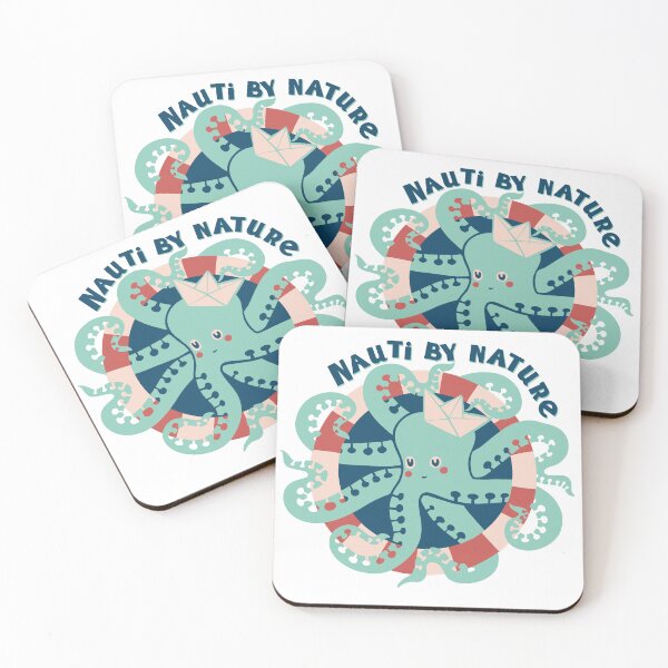 Item preview, Nauti By Nature - Cute Octopus Sailor, Nautical designed and sold by b-colorido.