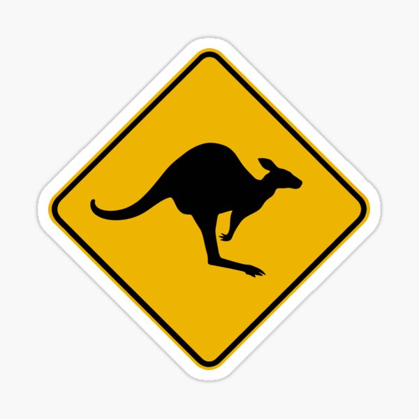 Item preview, Kangaroo designed and sold by Angry Swan Designs.