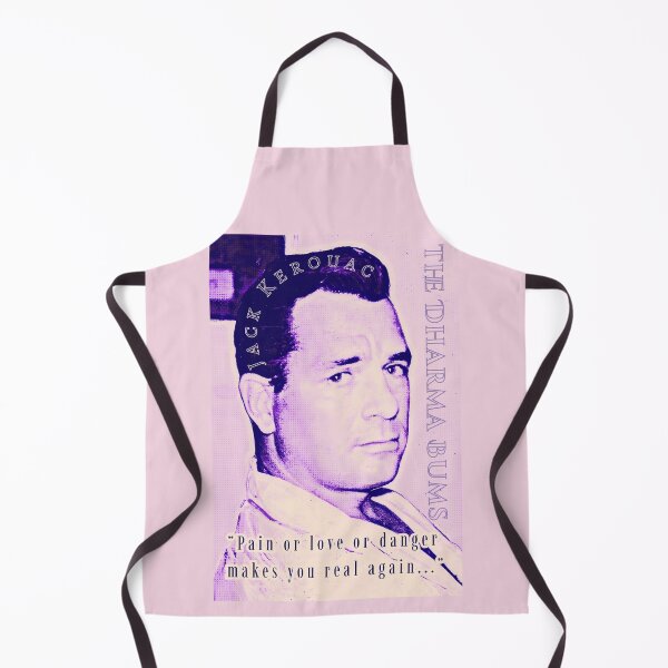 Item preview, Jack Kerouac quote: Pain or love or danger makes you real again... designed and sold by artbleed.
