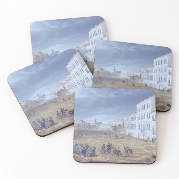 Item preview, Flood in Vienna (1830) designed and sold by 19th Century in Color.