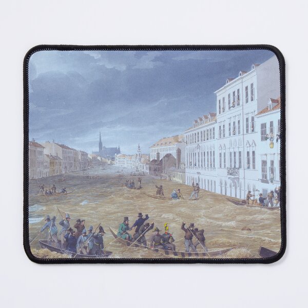 Item preview, Flood in Vienna (1830) designed and sold by 19th Century in Color.