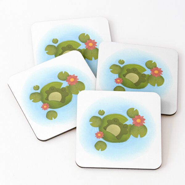 Item preview, Kawaii frog in the beach  designed and sold by MonaLisaStore.