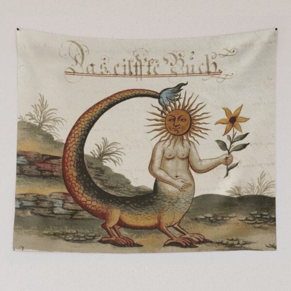Item preview, Solar-Headed Salamander – Symbol of Esoteric Transformation designed and sold by VintageManiac.
