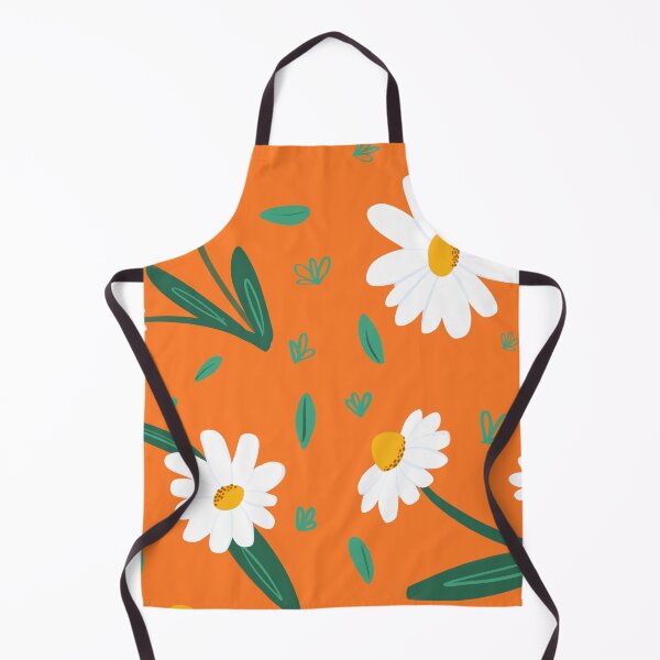 Item preview, Loose field of Daisy in orange background designed and sold by scarabocchidica.