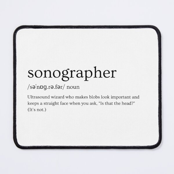 Item preview, Sonographer Slogan Design – “Ultrasound Wizard" designed and sold by Straight-Up Snark.