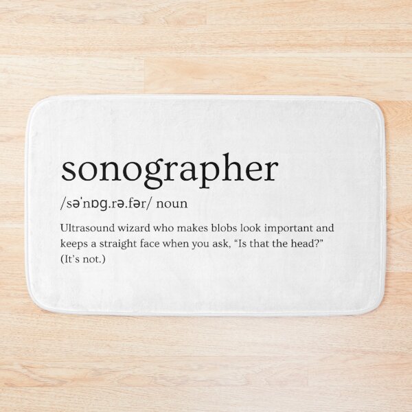 Item preview, Sonographer Slogan Design – “Ultrasound Wizard" designed and sold by Straight-Up Snark.