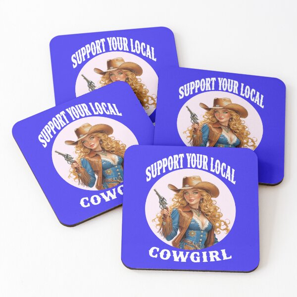 Item preview, Support Your Local Cowgirl 4 designed and sold by DigitalandPhoto.