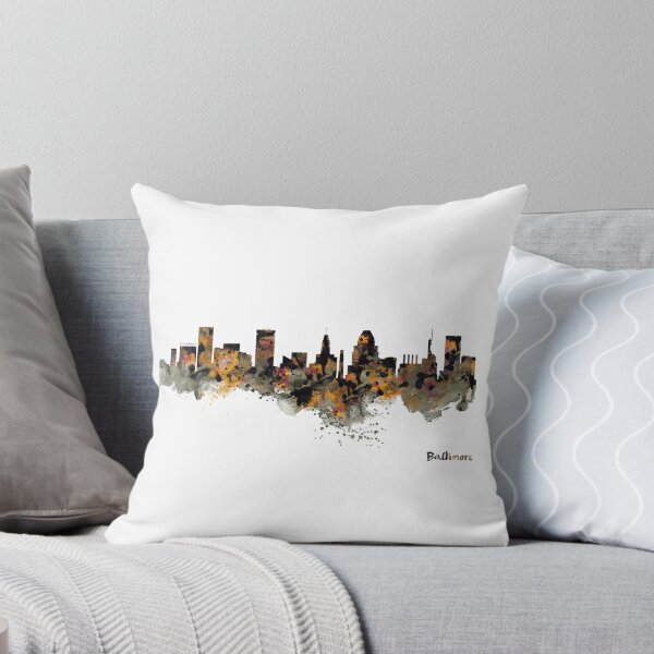 Item preview, Baltimore Skyline Watercolor designed and sold by caracatita75.